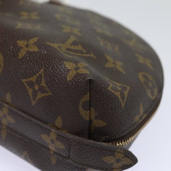 LOUIS VUITTON Monogram Trousse Demi Ronde Cosmetic Pouch M47520 LV Auth 81232 - Picture 14 of 16